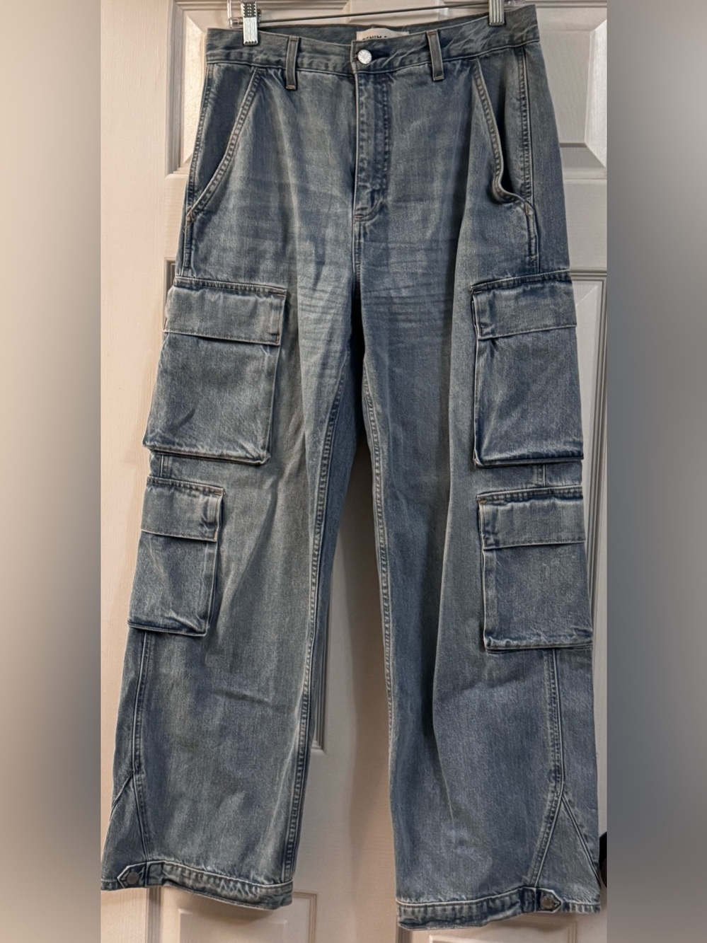 Denim Forum 90’s Millie High Rise Cargo Jeans